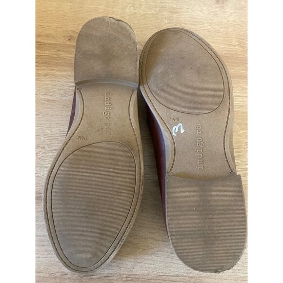 Indigo Rd. Women’s Brown Faux Leather Loafers Size 7.5 - Picture 8 of 8